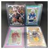 (4) Rookie Football Cards Ashton Jeanty Tez Johnso