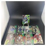 (9) Select Football Card Lot Prizm & Rookies