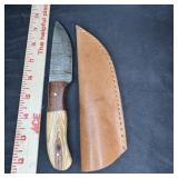 Lmk Hunting Knife W/ Leather Sheath (8')