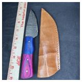 Lmk Hunting Knife W/ Leather Sheath (8')