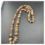 Rare Vintage Glass Stone Necklace