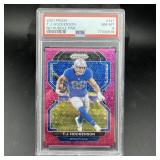 2021 Prism Tj Hockenson Pink Psa 8 (12/15)