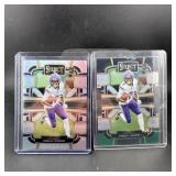 (2) Jordan Addison Rookie Football Cards