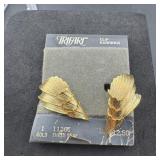Vintage Trifari Clip Earrings Nos