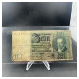 Germany 10 Mark Note