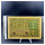 Germany 50 Mark Note
