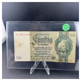 Germany 50 Mark Note (Vintage)