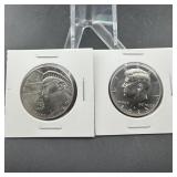 2025 & 2026 Bu Kennedy Half Dollars (2 Coins)