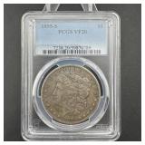1895-s Morgan Silver Dollar Pcgs Vf