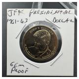 JFK Presidential Dollar Gem Proof