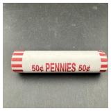 2025 D BU Wheat Cent Roll Last Year of Penny