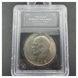 1972 BU Ike Dollar in Case