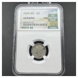 1943-S Mercury Dime NGC Route 66