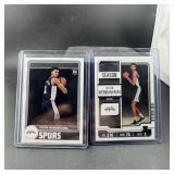 (2) Victor Wembanyama Rookie Basketball Cards