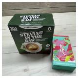 Alani Energy Drink Packets And Stevia In The Raw;