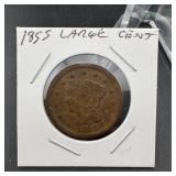 1855 Large Cent
