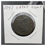 1847 Large Cent