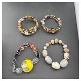 Vintage Glass Stone Bracelet/necklace