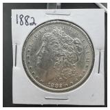 1882 Morgan Silver Dollar