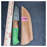 Lmk Hunting Knife W/ Leather Sheath (8')