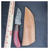 Lmk Hunting Knife W/ Leather Sheath (8')