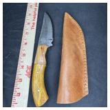 Lmk Hunting Knife W/ Leather Sheath (8')