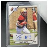 Zay Flowers Autograph Card