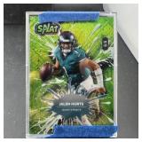 Jalen Hurts Splat Green Wild Card 6/6