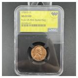 1958-D Wheat Cent MS65 RHEP