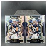 (2 Qty) Drake Maye Select Silver Football Cards
