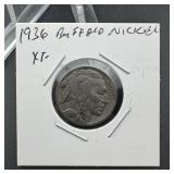 1936 Buffalo Nickel XF