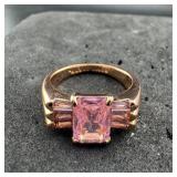 Bomb Party Pink Ring Size 9 1/4
