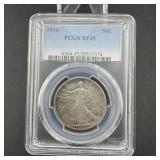 1916 Walking Liberty Silver Half Dollar Pcgs Xf45