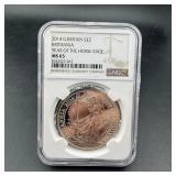 2014 Great Britain Britannia ï¿½2 Year of the Horse