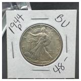 1944-p Walking Liberty Silver Half Dollar