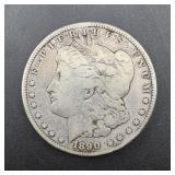 1890-cc Carson City Morgan Silver Dollar