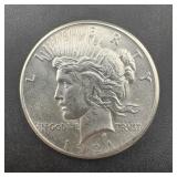 1921 Peace Silver Dollar