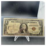 1935A Hawaii $1 Silver Certificate