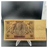 Germany 20 Mark Note