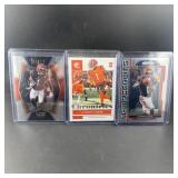 (3) Ja'marr Chase Rookie Football Cards