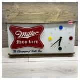 Miller High Life Electric Beer Clock (No Cord)