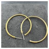 Large Gold Hoop Earrings