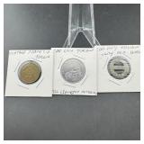 (3) Vintage Coins/Tokens