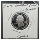 2007-S Montana Silver Proof Quarter