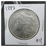 1887 Morgan Silver Dollar