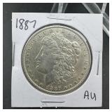 1887 Morgan Silver Dollar