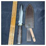 Lmk 16' Dagger W/ Leather Sheath