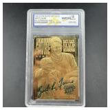 1996 Score Board Brett Favre 23kt Gold Card Gem Mi