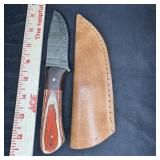 Lmk Hunting Knife W/ Leather Sheath (8')