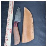 Lmk Hunting Knife W/ Leather Sheath (8')